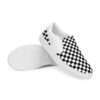Sneakers hombre cuadros B&W sin cordones